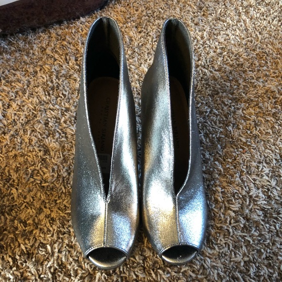 payless silver boots
